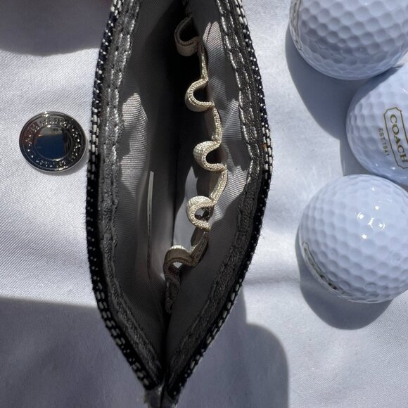 Coach Signature Denim Golf Tee Set - Picture 6 of 6
